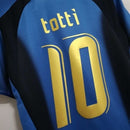 Camiseta retro de local de la selección nacional de Italia de Puma para hombre 2006 - Azul