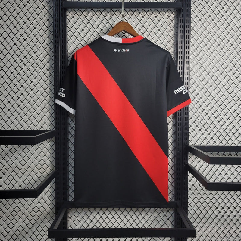 Camiseta Adidas River Plate III 23/24 para hombre - Negra y roja