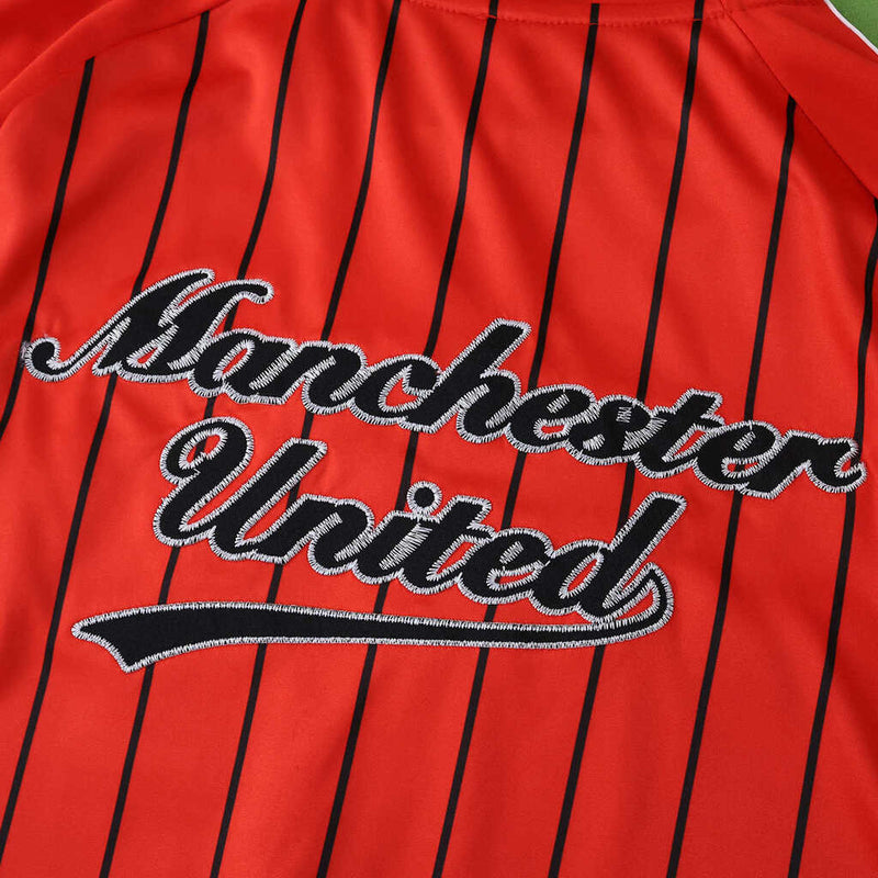 Camiseta de aficionado de béisbol del Manchester United para hombre, prepartido 25/26 - Roja