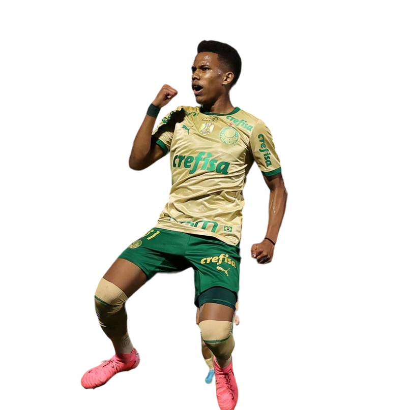 Camiseta de aficionado del Palmeiras Third Third 2024/25 para hombre - Dorada