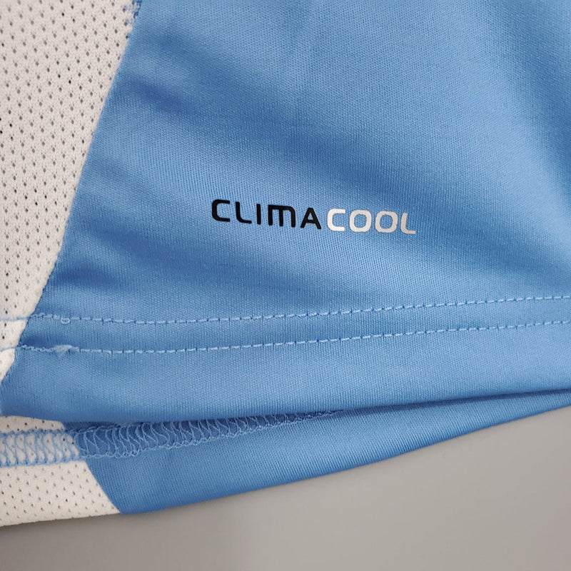 Camiseta retro de la selección argentina 2010 de Adidas para hombre - Azul y blanca