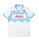 Camiseta retro de visitante del Napoli II 91/93 para hombre - Blanca
