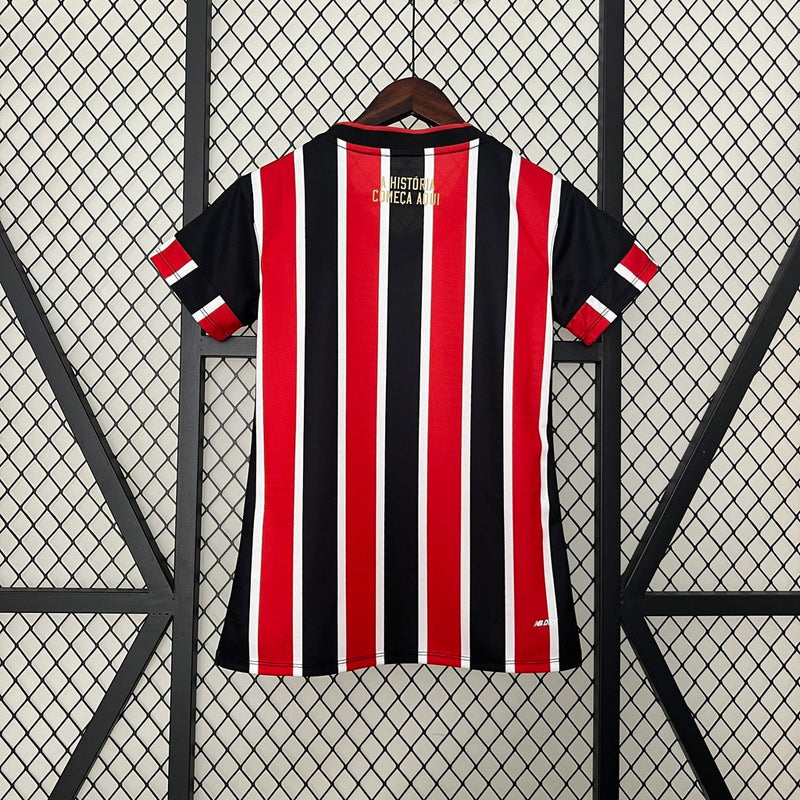 Camiseta Adidas Fan Mujer Reserva São Paulo Segunda 24/25 - Tricolor
