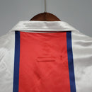 Camiseta Nike retro de visitante del Paris Saint Germain PSG 98/99 para hombre (blanco, azul y rojo)