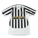 Camiseta retro de local de la Juventus 03/04 para hombre - Blanco y negro