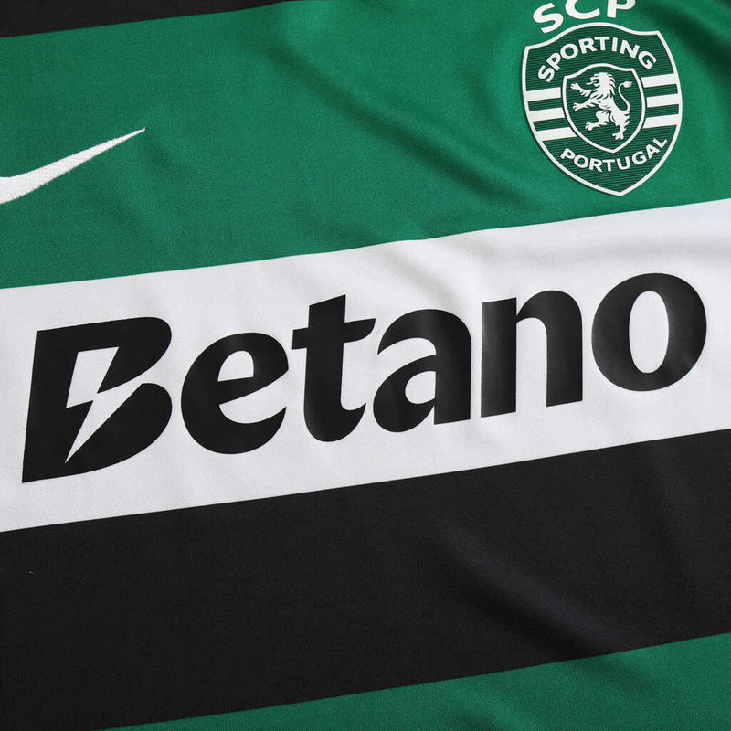 Camiseta de aficionado para hombre del Sporting Home I 24/25 - Verde y negra