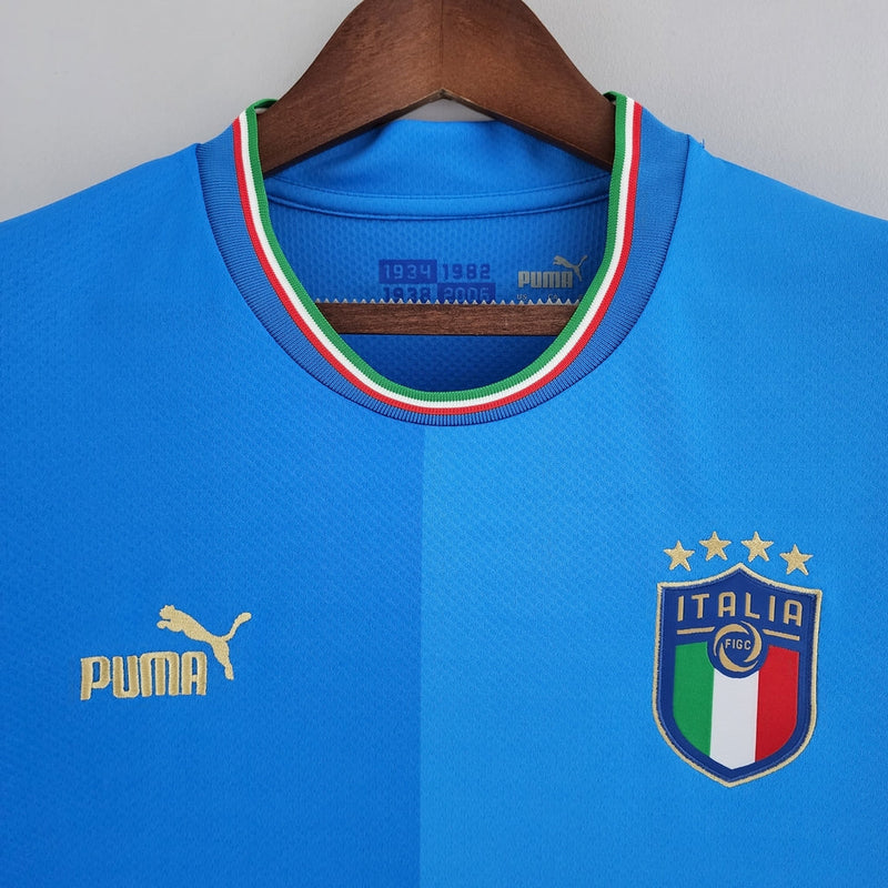 Camiseta de aficionado de la selección nacional italiana de Puma para hombre (local 22/23) - Azul