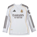 Camiseta de manga larga para hombre del Real Madrid 25/26 (local) - Blanca