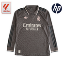 Camiseta de manga larga de jugador del Real Madrid 24/25 para hombre - Gris