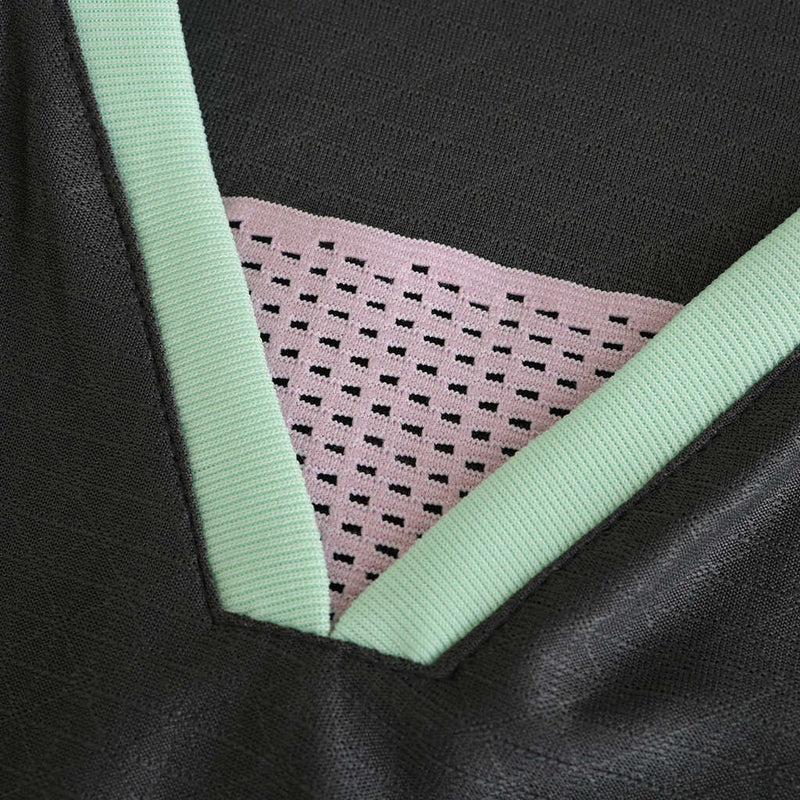 Camiseta de aficionado del Milan Third Third III 24/25 para hombre - Negra y verde