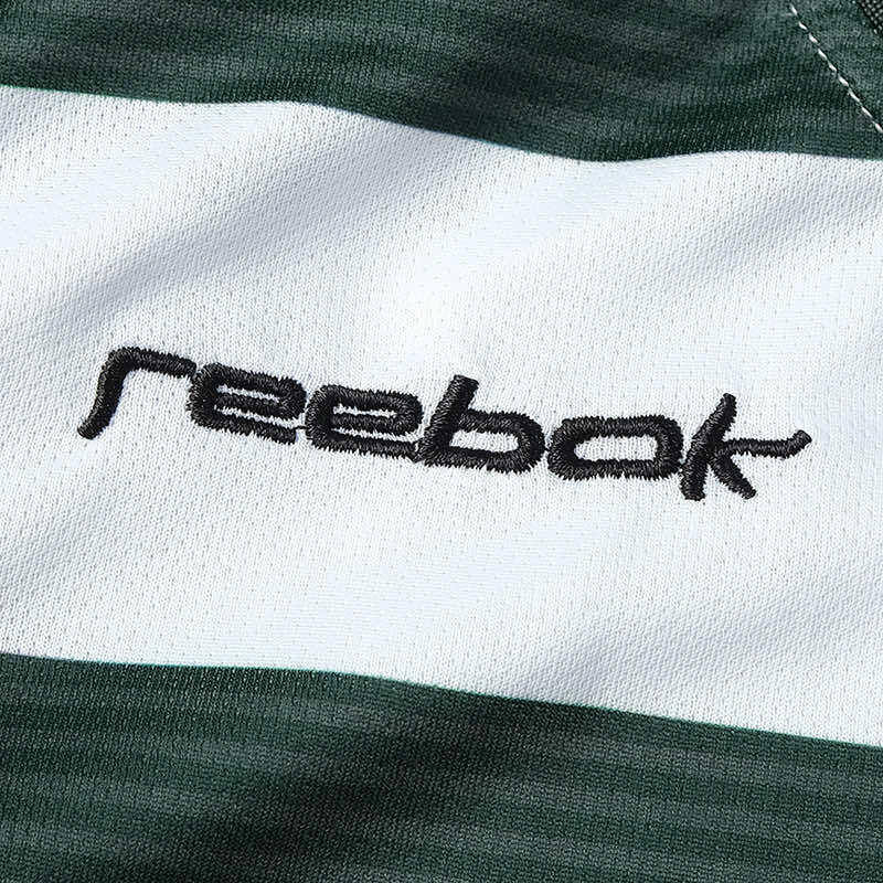 Camiseta retro de local del Sporting I 02/03 Fan Rebook para hombre - Verde y blanco