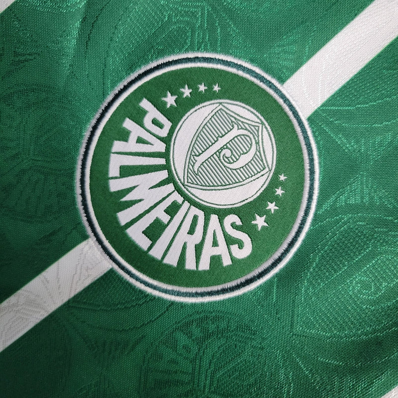 Camiseta retro de manga larga para hombre del Palmeiras 1993 - Verde