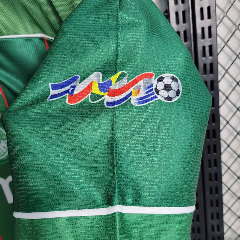 Camiseta Palmeiras Retro I 1999 Libertadores Fan Rhumell - Hombre - Verde