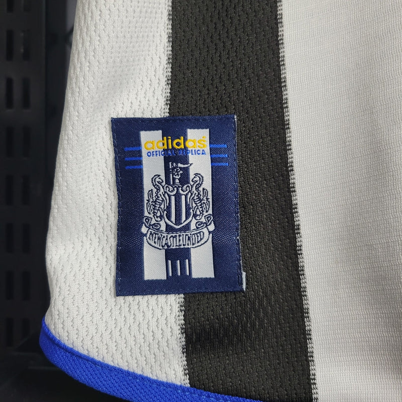 Camiseta retro Nike para aficionado del Newcastle United I 00/01 para hombre - Blanco y negro
