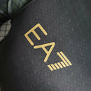 Camiseta de jugador del Napoli Third III - EA7 23/24 para hombre - Negra