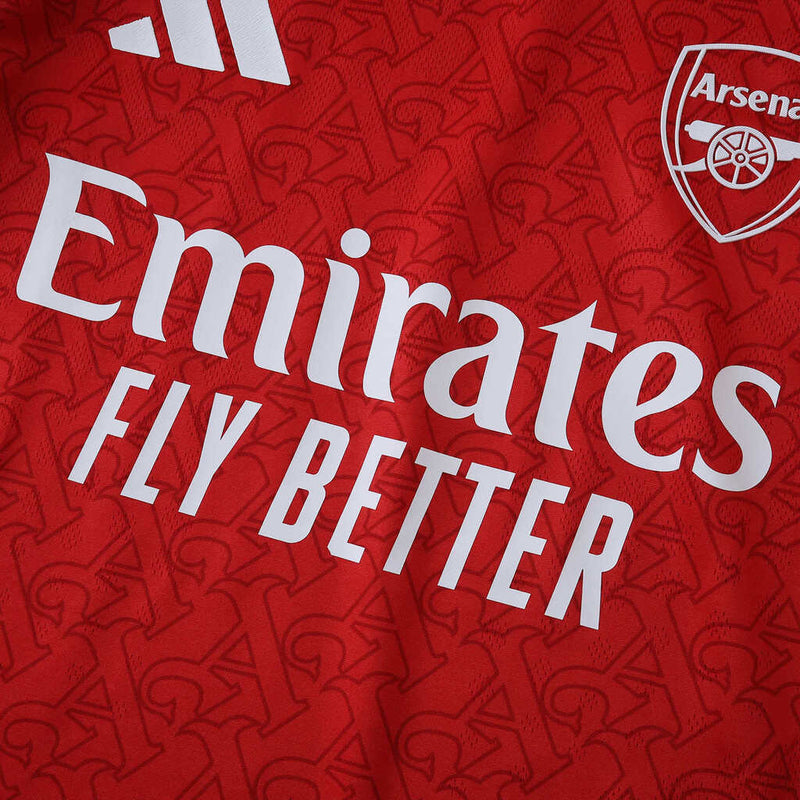 Camiseta local del Arsenal 2025/26 para hombre - Roja