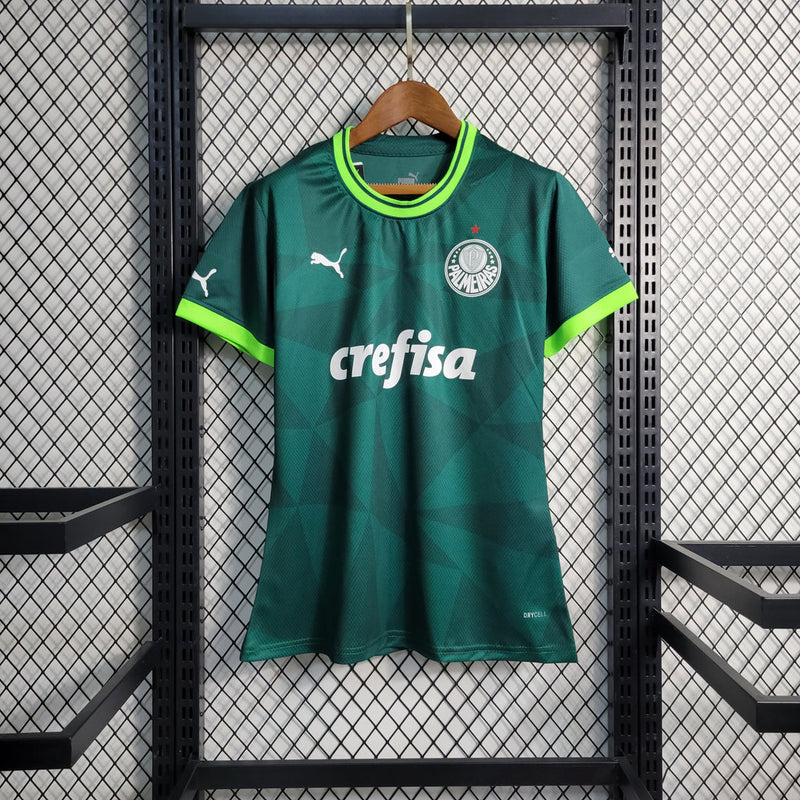 Camiseta de aficionado Puma para mujer Palmeiras Home 23/24 - Verde
