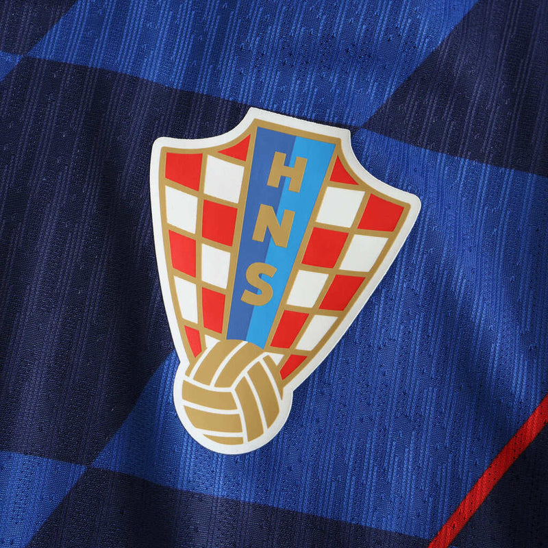 Camiseta de jugador de la selección nacional de Croacia (visitante II 24/25) para hombre - Azul