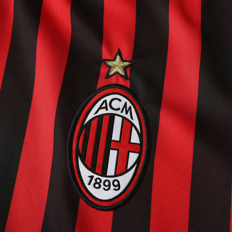 Camiseta retro local del Milan 11/12 Adidas Fan para hombre - Blanco y negro
