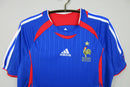 Camiseta Adidas de aficionado de Francia Retro I Home 2006 para hombre - Azul