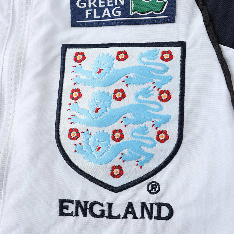 Chaqueta retro de Inglaterra 1998 para hombre - Blanca