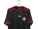 Camiseta de aficionado retro II de la selección nacional de México 2010 para hombre - Negra