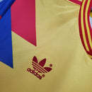 Camiseta retro local de la selección nacional de Colombia I 1990 Adidas Fan para hombre - Amarilla