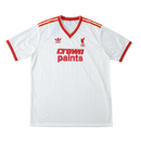 Camiseta retro de aficionado del Liverpool Away II 85/87 para hombre - Blanca