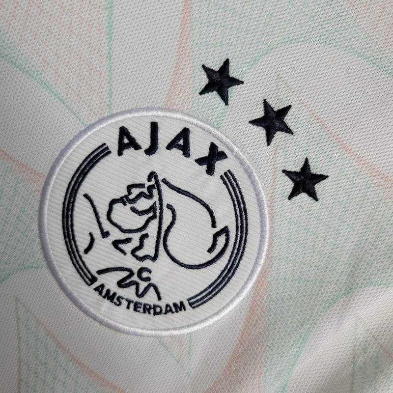 Camiseta y pantalón corto Ajax II 23/24 para niños - Beige