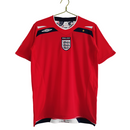 Camiseta retro de aficionado de Inglaterra Visitante II 2008 para hombre - Roja