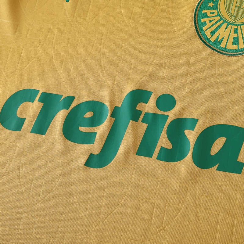 Camiseta de aficionado Puma de la tercera equipación del Palmeiras para mujer, temporada 24/25, color dorado