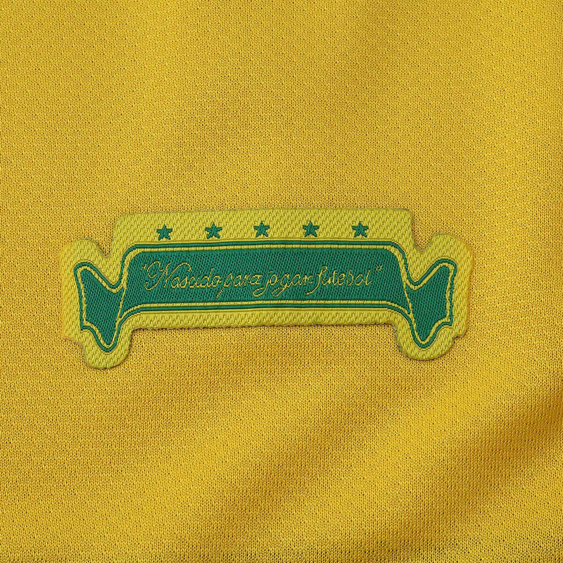 Camiseta retro de la selección brasileña - Camiseta de aficionado de manga larga para hombre (Brasil 2006)