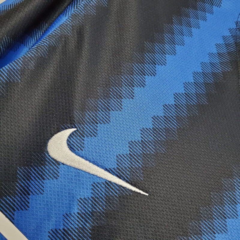 Camiseta retro de local del Inter de Milán 10/11 Nike para hombre - Azul y negro