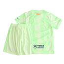 Camiseta y pantalón corto infantil del Barcelona Tercera III 24/25 - Verde