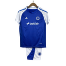 Camiseta y pantalón corto de local del Cruzeiro 2025/26 - Azul