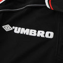 Camiseta retro de aficionado del Manchester United Away II 1998 para hombre - Negra