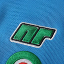 Camiseta retro de aficionado del Napoli 1987/8 para hombre - Azul