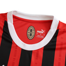 Camiseta de local del Milan 24/25 para hombre (rojo y negro)