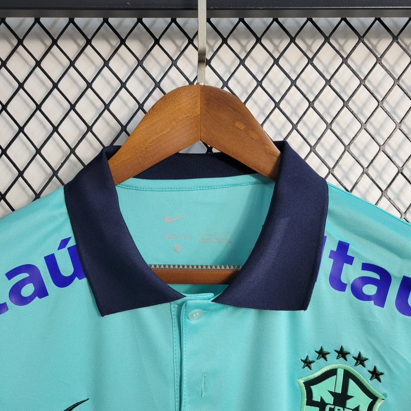 Camiseta de viaje Nike de la selección nacional de Brasil 2022/2023 para hombre - Verde
