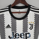 Camiseta Adidas de la Juventus Home 22/23 para mujer - Blanca y negra