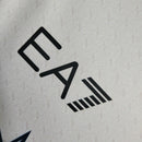 Camiseta y pantalón corto para niños del Napoli Visitante II 23/24 - Blanco