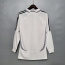 Camiseta retro de manga larga Adidas Real Madrid I 06/07 para hombre - Blanco