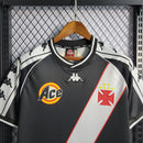 Camiseta Vasco da Gama Retro II 00/01 Kappa Fan para hombre - Blanco y negro