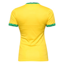 Camiseta Nike de local de la selección nacional de Brasil 20/21 para mujer - Amarilla
