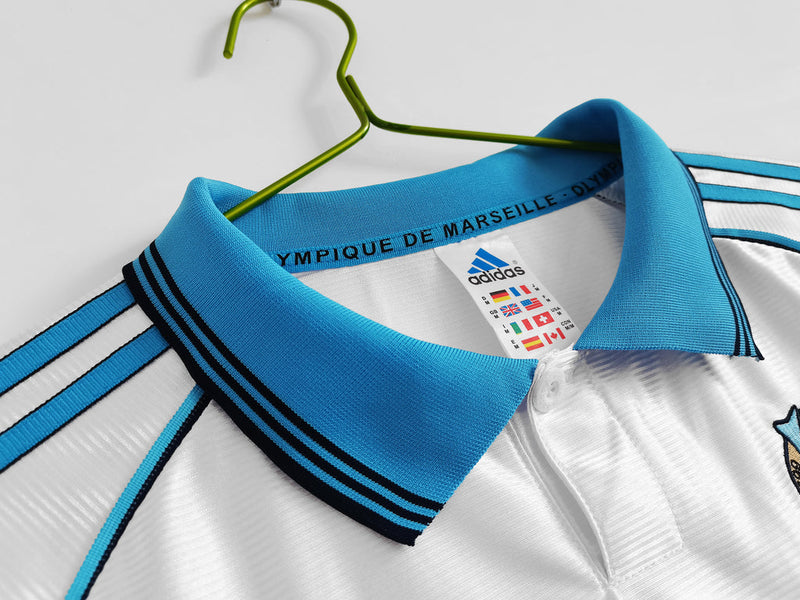 Camiseta retro local del Marsella 98/99 para hombre - Blanca