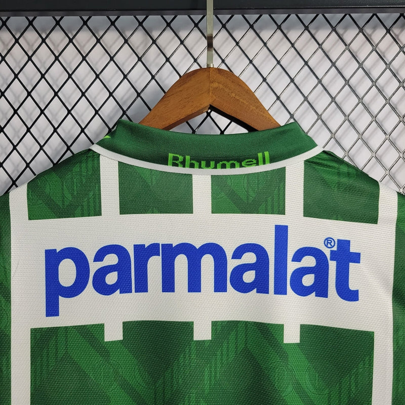 Camiseta retro de local Rhumell del Palmeiras 1996 para hombre - Verde