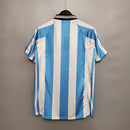 Camiseta Adidas retro de la selección argentina 1998 para hombre - Azul y blanco