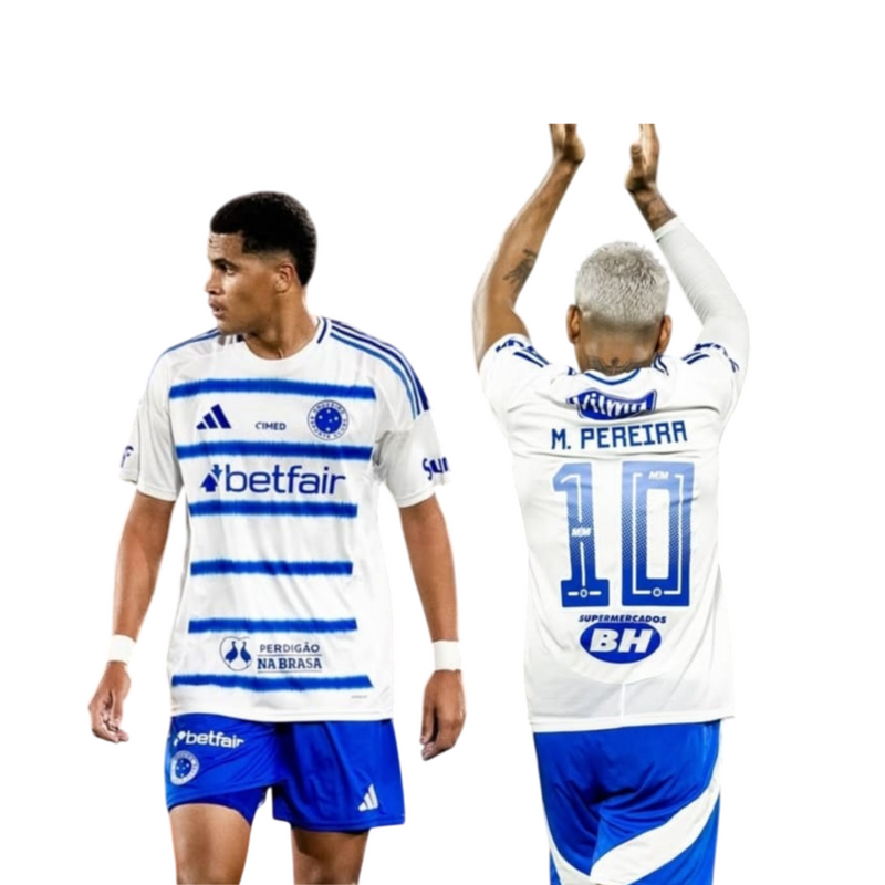 Camiseta de visitante del Cruzeiro Reserve I 25/26 para hombre - Blanca