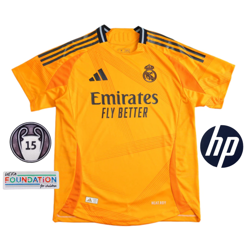Camiseta de aficionado del Real Madrid Visitante II 2024/25 para hombre - Naranja