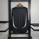 Camiseta retro de manga larga Adidas Real Madrid II 06/07 para hombre - Negra